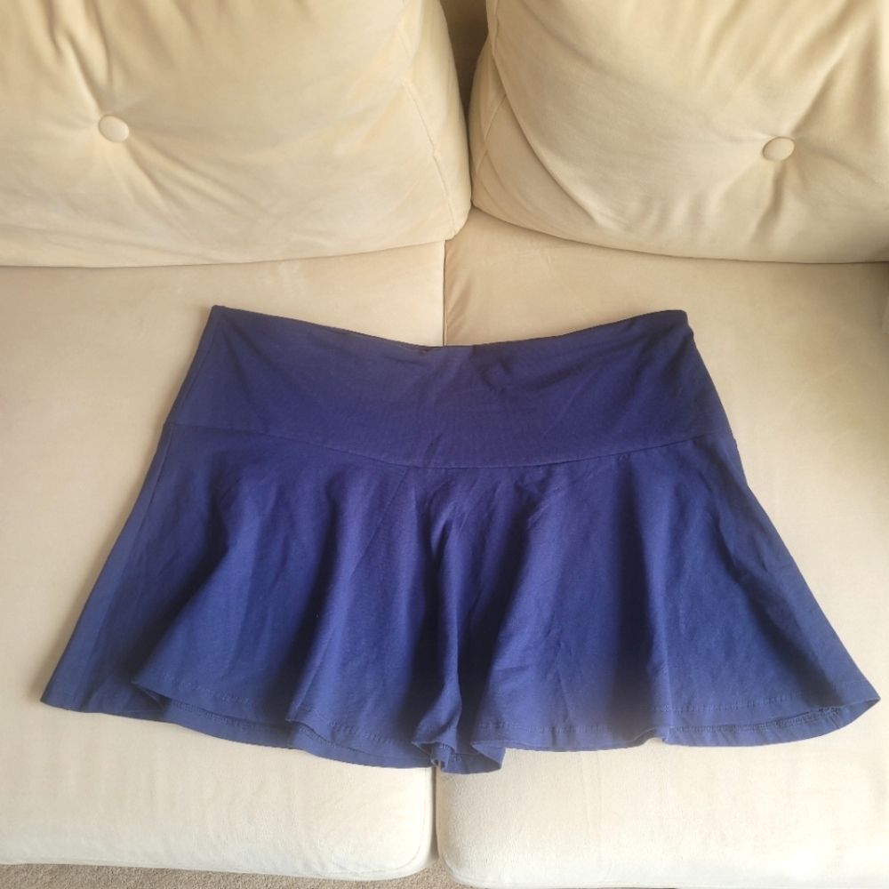 NWT Navy Skater Jersey Mini Skirt S. XL